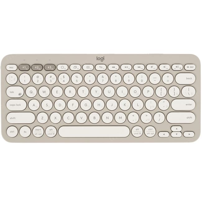Клавиатура беспроводная Logitech K380 (920-007590) темно-серый (неоригинальная гравировка)