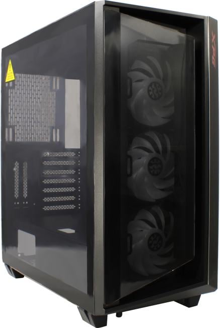Корпус для ПК ADATA - XPG CRUISER, mITX, mATX, ATX, E-ATX, 2х2.5", 2х3.5", 2xUSB3.0, Midi Tower, без БП, цвет чёрный, CRUISERST-BKCWW