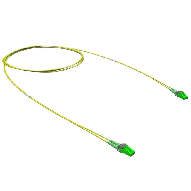 Патч-корд волоконно-оптический DKC RNPC9DLALA1 Duplex LC/APC-LC/APC, 9/125 (OS2), 1  м, "RAM telecom"