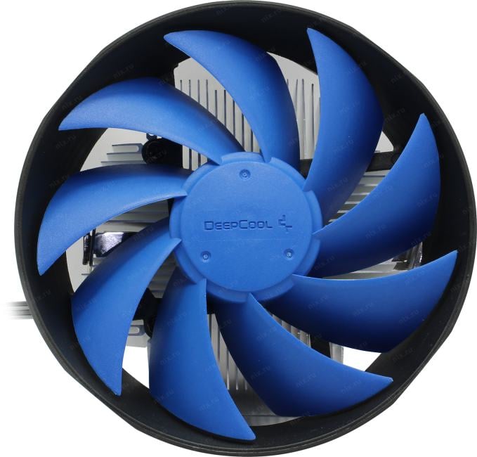 Устройство охлаждения(кулер) Deepcool Archer Bigpro Soc-AM5/AM4/1151/1200 черный/синий 4-pin 24-30dB Al+Cu 125W 380gr Ret (DP-MCAC-ABGP)