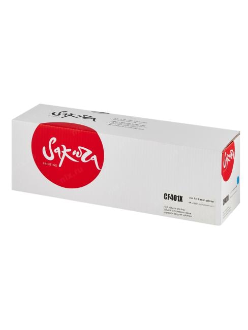 SACF401X Картридж SAKURA CF401X для HP  Color LaserJet Pro  M252n/M252dn/MFP277dw/277n,  синий,  2300 к.