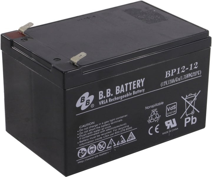 Аккумулятор B.B. Battery BP 12-12, 12В, 12Ач