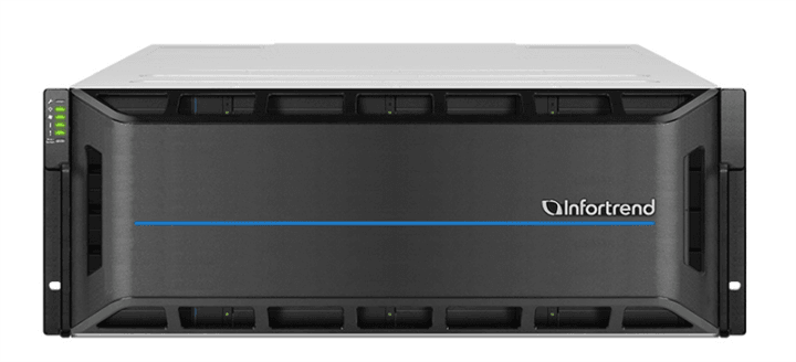 GS3024R03C0FD-8U32 Infortrend EonStor GS 3000 Gen3 4U/24bay Dual controller, 4x12Gb/s SAS  Exp.,4x25GbE(SFP28)+4x  host
