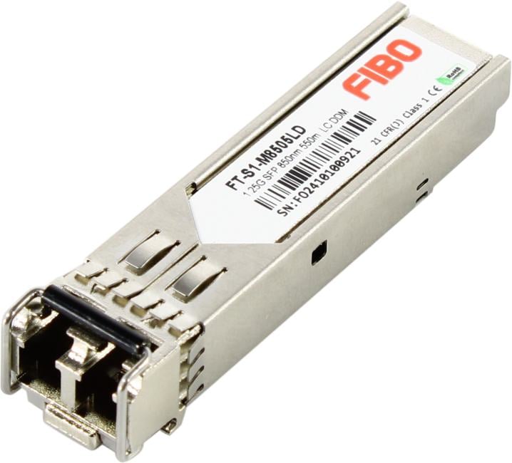 Трансивер FIBO FT-S1-M8505LD, SFP, 1.25G, 850нм, 550м, MM, LC
