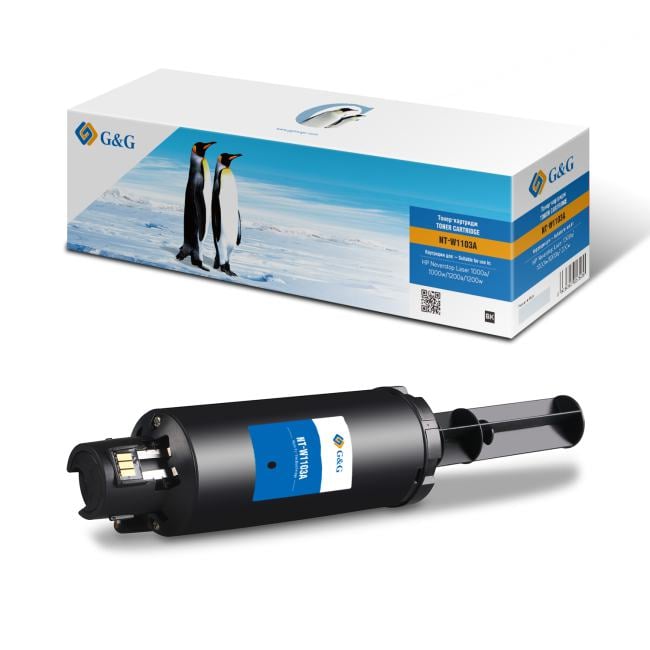 Картридж лазерный G&G GG-W1103A, для HP Neverstop Laser 1000a/1000w/1200a/1200w, черный, 2500 стр.