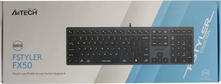 Клавиатура A4Tech Fstyler  FX50 Grey <USB>