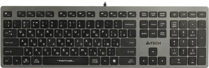 Клавиатура A4Tech Fstyler  FX50 Grey <USB>