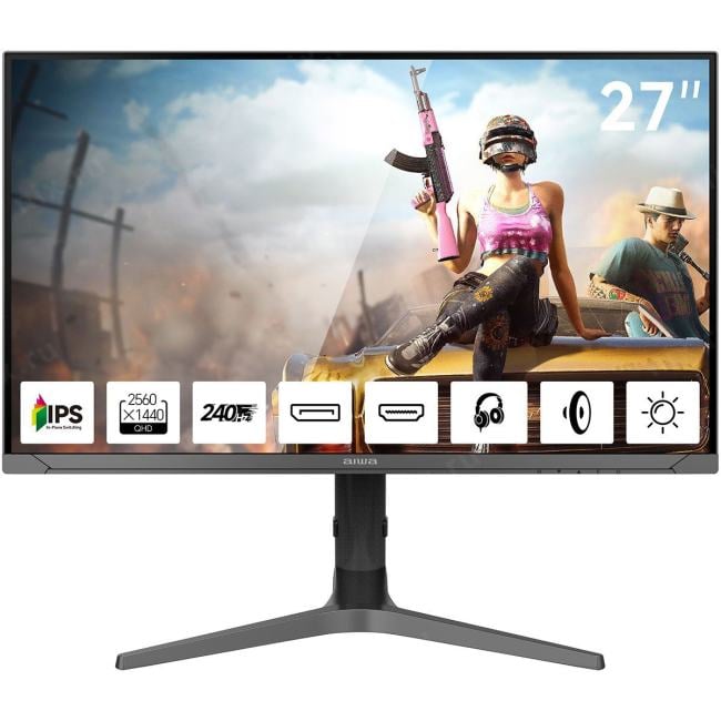 27"   ЖК монитор Aiwa MD2715 с поворотом экрана (LCD,  2560x1440, HDMI, DP)