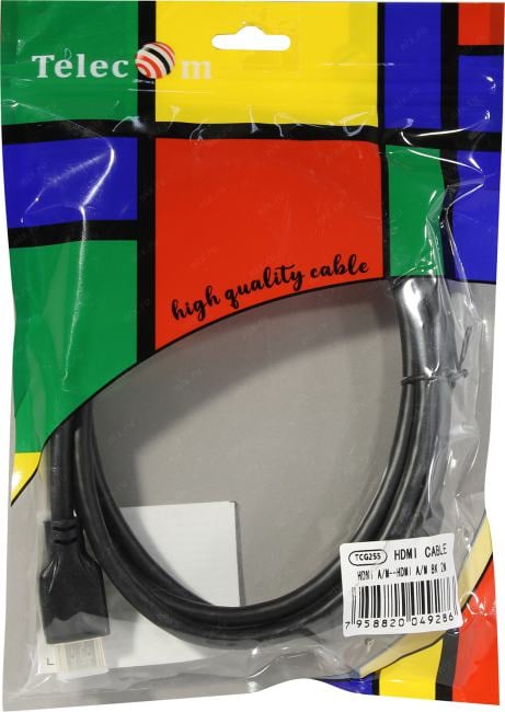 Telecom <TCG255-2M> Кабель HDMI to HDMI (19M  -19M) 2м ver2.1