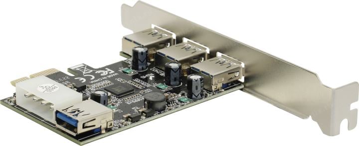 Контроллер Exegate Контроллер ExeGate EXE-367 (PCI-E x1 v2.0, 3*USB3.0 ext. + 1*USB3.0 int., разъем доп.питания, VIA Labs Chipset VL805) (EX283720RUS)