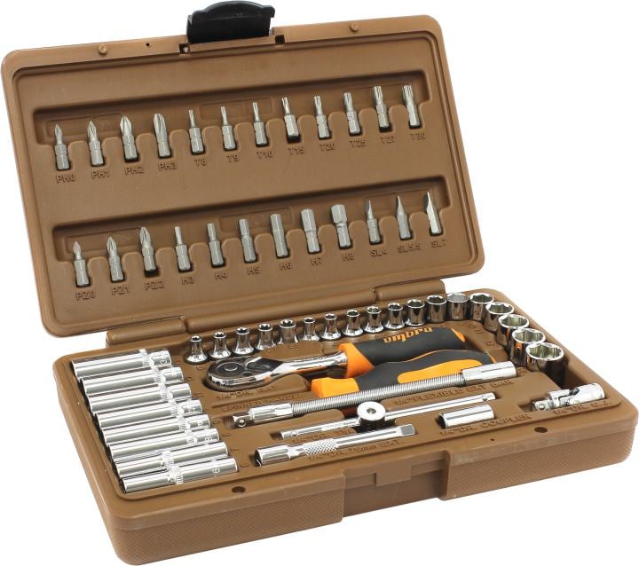 Набор инструмента Ombra OMT57S, 1/4", 57 предметов