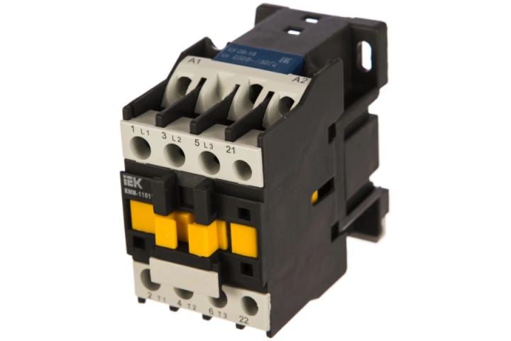 Контактор IEK KKM11-018-230-10 КМИ-11810  18А 230В/АС3 1НО