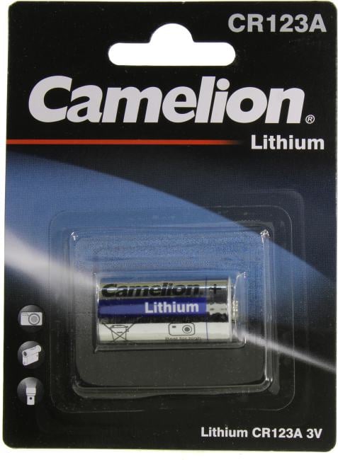 Camelion батарейка CR123A 1бл (CR123A-BP1, фото,3В) 1/10/120 п/ос