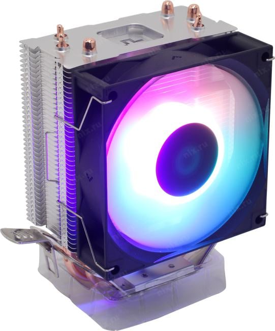 Deepcool <R-AG300-BKLNMN-G>  AG300 LED (4пин,115x/1200/1700/AM4/AM5,30.5дБ,500-3050об/мин,Al+тепл.трубки)