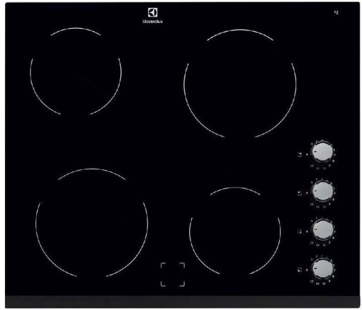 Варочная панель электрическая Electrolux EHF6140FOK 60 см 4 конфорки черный