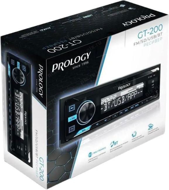 Автомагнитола Prology GT-200 1DIN 4x55Вт  v4.2 ПДУ (PRGT200)