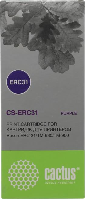 Картридж Cactus CS-ERC31 Purple для Epson  ERC  31/TM-930/TM-950