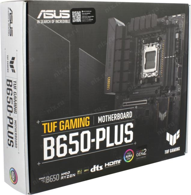 ASUS TUF GAMING B650-PLUS (RTL) AM5 <B650> 2xPCI-E HDMI+DP 2.5GbLAN  SATA ATX 4DDR5
