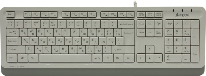 Клавиатура A4Tech Fstyler  FK10  White  <USB> 105КЛ
