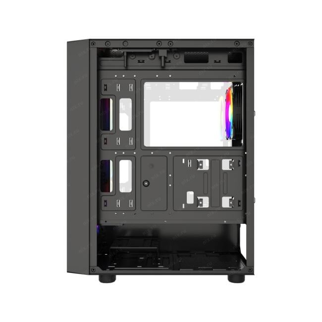 CMAEA19-A4 Корпус Powercase Mistral EA19, Tempered Glass, 4x 120mm ARGB PWM  Fan, чёрный, ATX