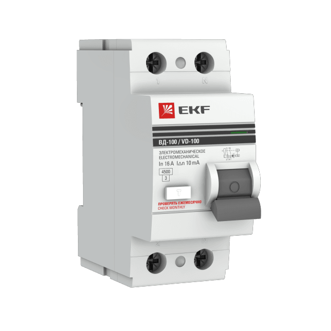 EKF PROxima VD-100 <elcb-2-63-30-em-pro> Автоматический  выключатель (2P, 63A)