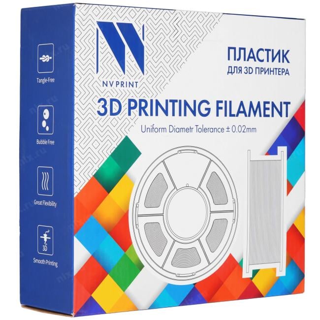 NV-3D-PLA-P-SKY-BLUE Филамент NVPRINT PLA+ Sky Blue для 3D печати диаметр 1.75мм  длина 330 метров масса  1  кг