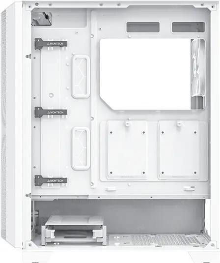 SKY ONE LITE WH Корпус Montech Sky One Lite белый без БП ATX 5x120mm 5x140mm  2xUSB3.0  audio  bott PSU