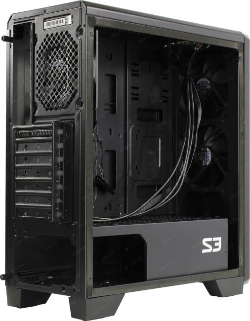 Корпус Zalman S3 TG, MidiTower, ATX, стекло
