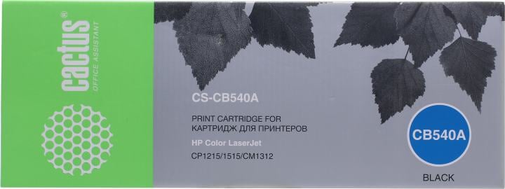 Картридж Cactus CS-CB540A Black для HP LJ  CP1215/1515  CM1312