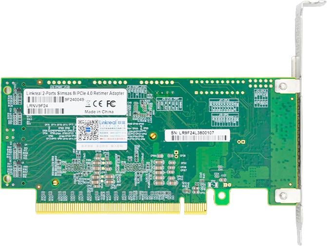 LR-LINK <LRNV9F24>  PCI-Ex16  2xSFF-8654  NVMe Adapter