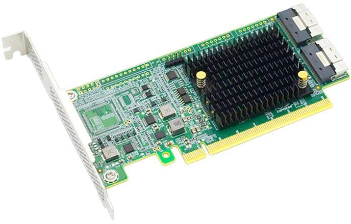 LR-LINK <LRNV9F24>  PCI-Ex16  2xSFF-8654  NVMe Adapter