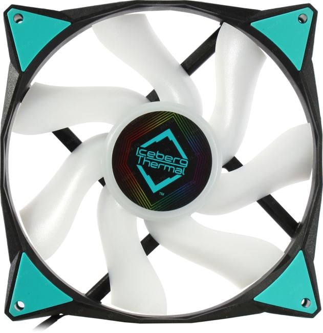 Iceberg Thermal <ICEGALE14A-B2A> IceGALE ARGB 140mm Black (4пин, 140x140x25мм,  0-36дБ, 500-1600об/мин, 2шт)