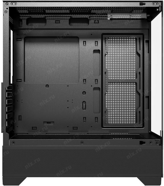 Powercase Luminous, Tempered Glass, чёрный,  ATX  (CLB-L0)