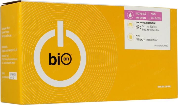 Bion BCR-W2073A Картридж для HP {Color Laser 150a/150w/150nw, MFP 178nw/179fnw} (700  стр.), Пурпурный, с чипом