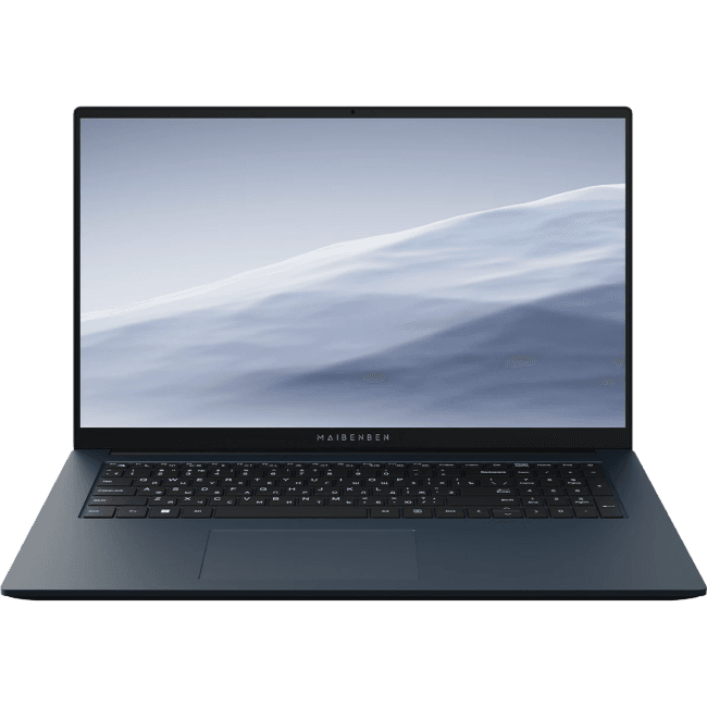 Ноутбук MAIBENBEN Medio M17A, 17.3" (1920x1080) IPS/Intel Core i3-1220P/16 ГБ DDR4/512 ГБ SSD/Intel UHD Graphics/Windows 11 Home, Синий (M17A-i322UMF1SHURE3)