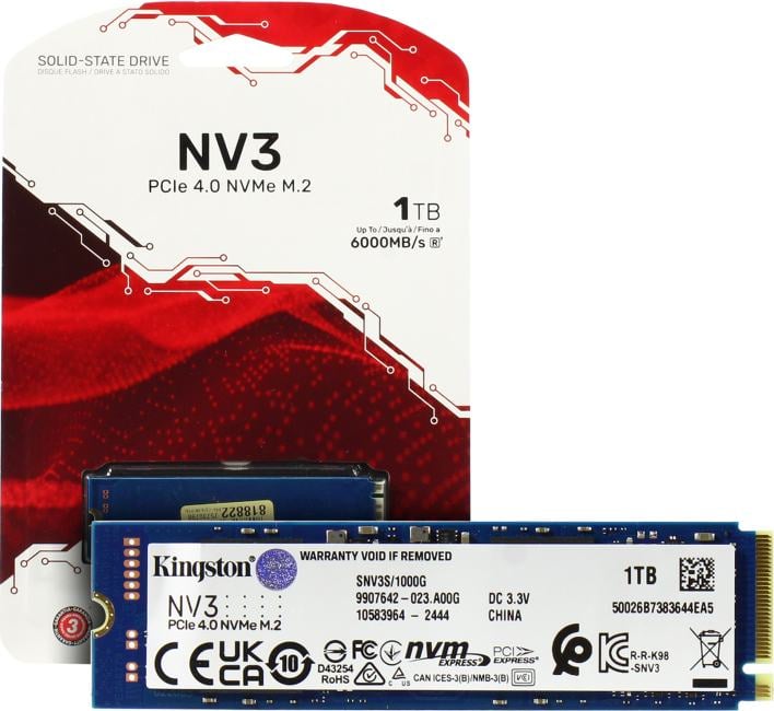 SSD 1 Tb M.2 2280  M  Kingston  NV3 <SNV3S/1000G>