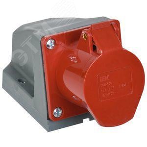 Розетка IEK PSR12-016-4 кабельная 16А 3Р+E IР44 на поверхность  380В  114