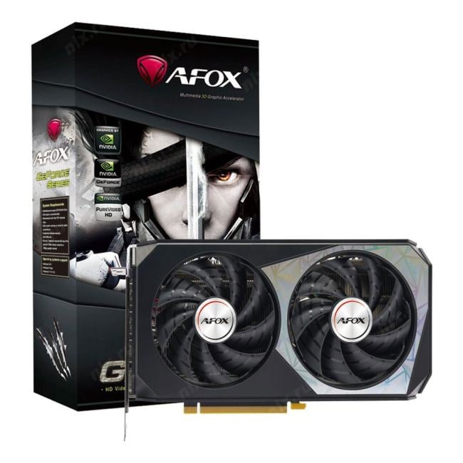 AF3060TI-8192D6H7-V6 Afox Видеокарта Afox RTX3060Ti GAMING 8GB GDDR6 256bit  3xDP  HDMI  2FAN RTL