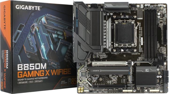 GIGABYTE B850M GAMING X WF6E (RTL) AM5 <B850> 2xPCI-E HDMI+DP 2.5GbLAN+WiFi SATA  RAID MicroATX 4DDR5