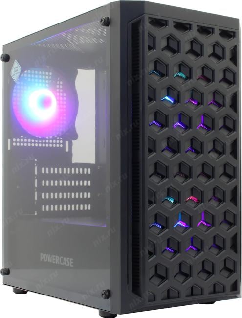 Miditower Powercase Mistral Micro T3B <CMIMTB-L3> MicroATX,  без  БП