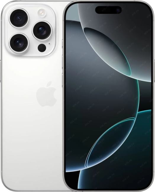 Смартфон APPLE iPhone 16 Pro 128Gb eSIM  +  SIM  white titanium
