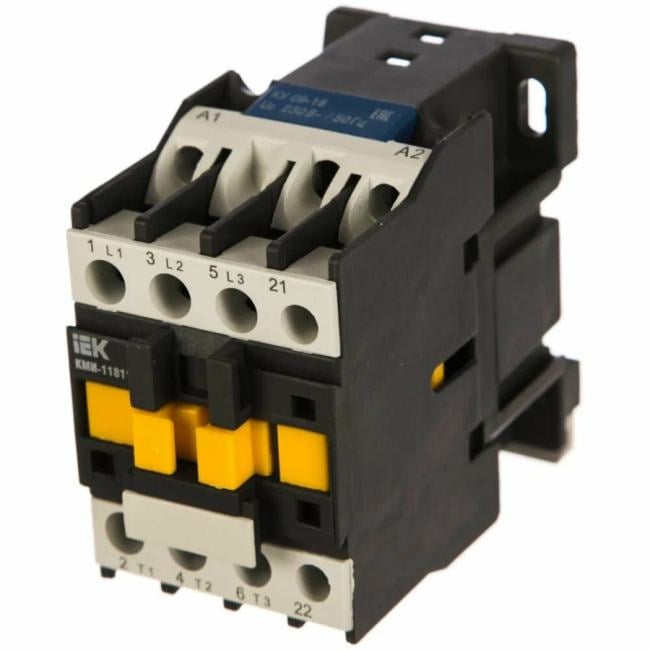 Контактор IEK KKM11-018-230-01  КМИ-11811  18А  230В/АС3 1НЗ