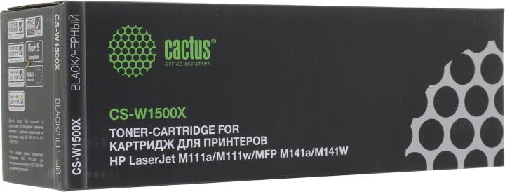 Картридж лазерный CACTUS CS-W1500X черный ((2000стр.) для HP LaserJet M111a/M111w/MFP M141a/M141W) (CS-W1500X)