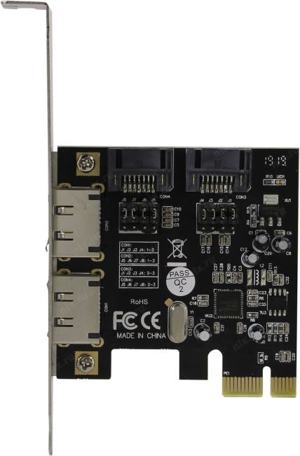 ExeGate EXE-501 PCI-Ex1, SATA  6Gb/s, 2port-ext /2port-int<EX283707RUS>
