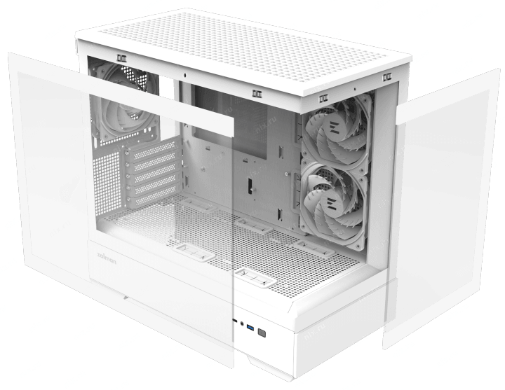 Minitower ZALMAN <P30 White V2>  MicroATX без БП