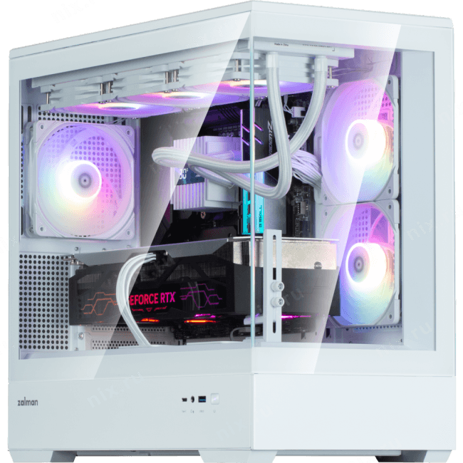 Minitower ZALMAN <P30 White V2>  MicroATX без БП