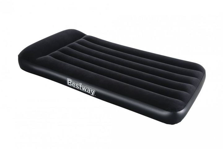 BESTWAY Кровать надувная Aerolax Twin, 188 х 99 х 30 см, с подголовником, с встроенным  насосом 220-240V, 67556