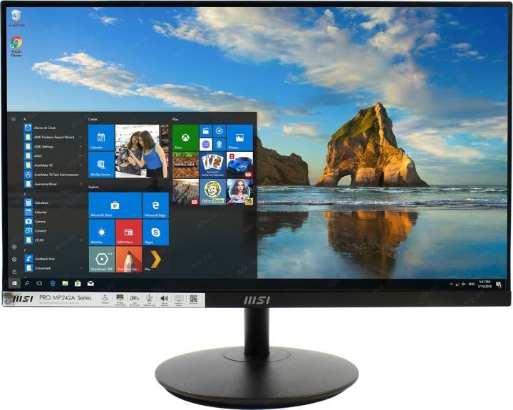 23.8"  ЖК монитор MSI PRO MP245PHG E14 <Black> с поворотом экрана (LCD, 1920x1080,  HDMI,  DP,  USB3.0 Hub)