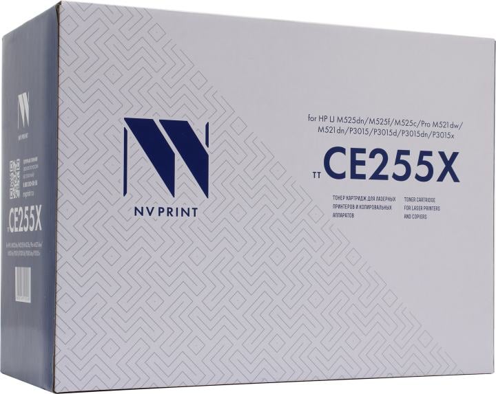 Картридж NV-Print аналог CE255X  для HP  LJ  P3015/3015d/3015dn/3015X  (повышенной ёмкости)