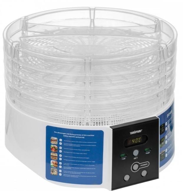 Сушилка Zelmer ZFD1004, 520 Вт, 4 поддона